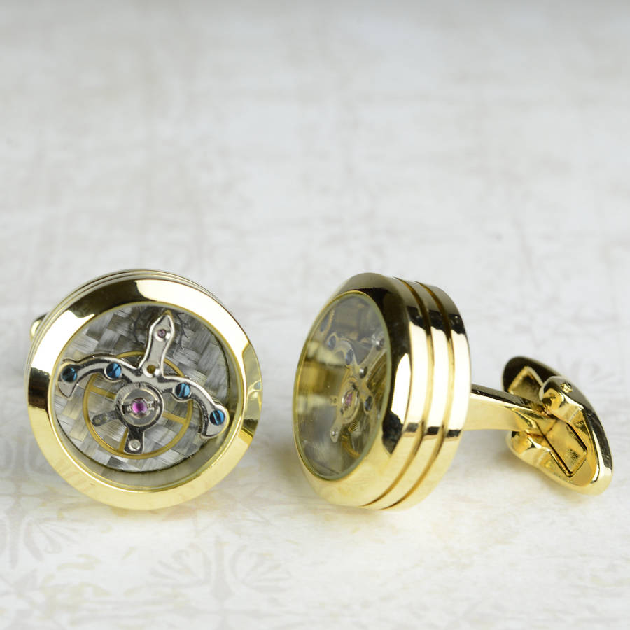 luxury cogs cufflinks by bobby rocks