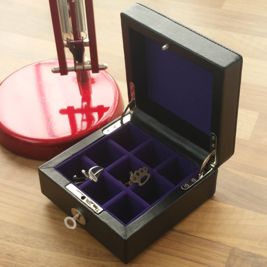 gents cufflink storage box by davidlouis design