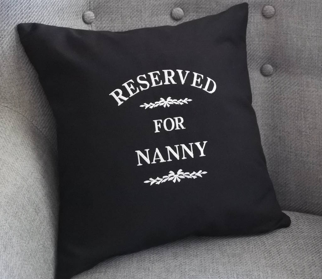 reserved paws off cushion