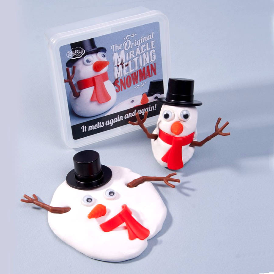 retro melting snowman putty kit by little baby company