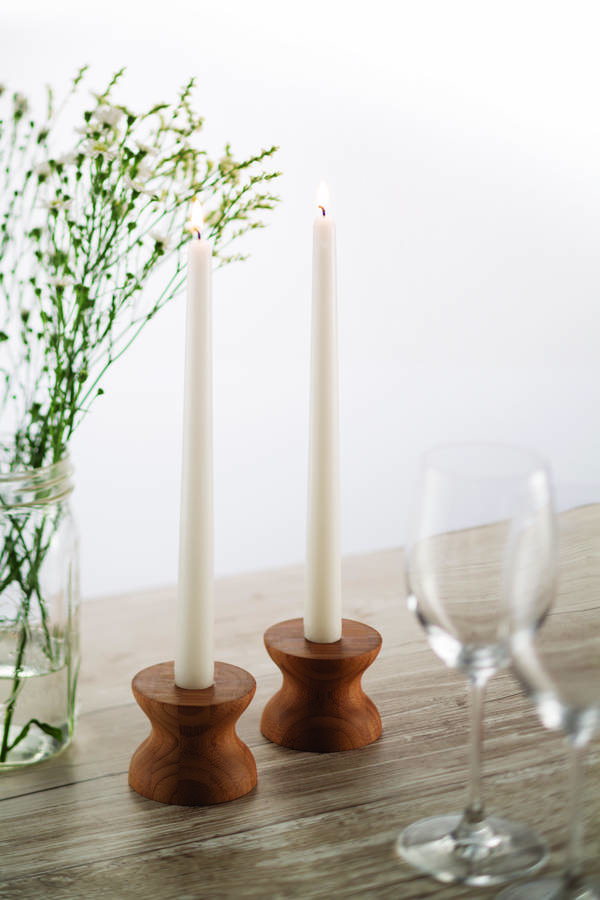 high light/low light reversible candle holders by green tulip ethical living