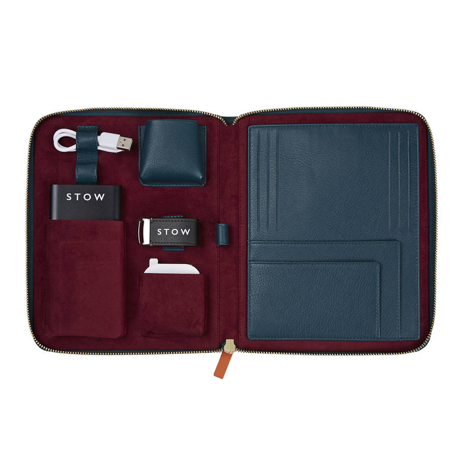 luxury travel tech case by stow