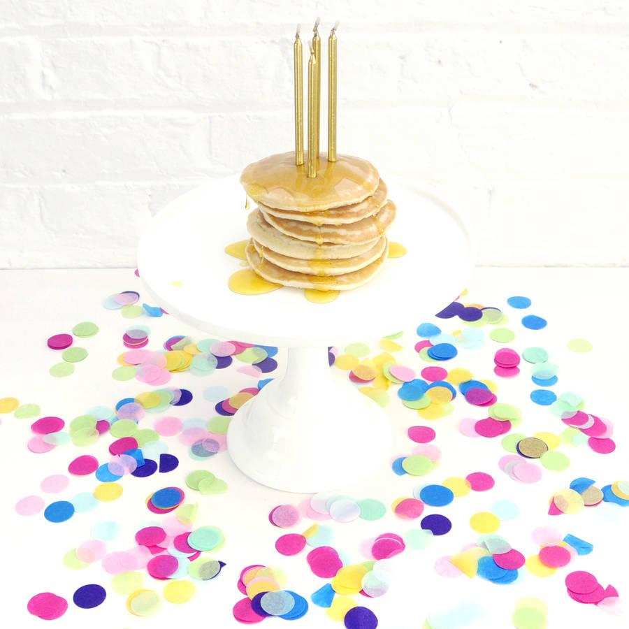 gold cake candles by peach blossom