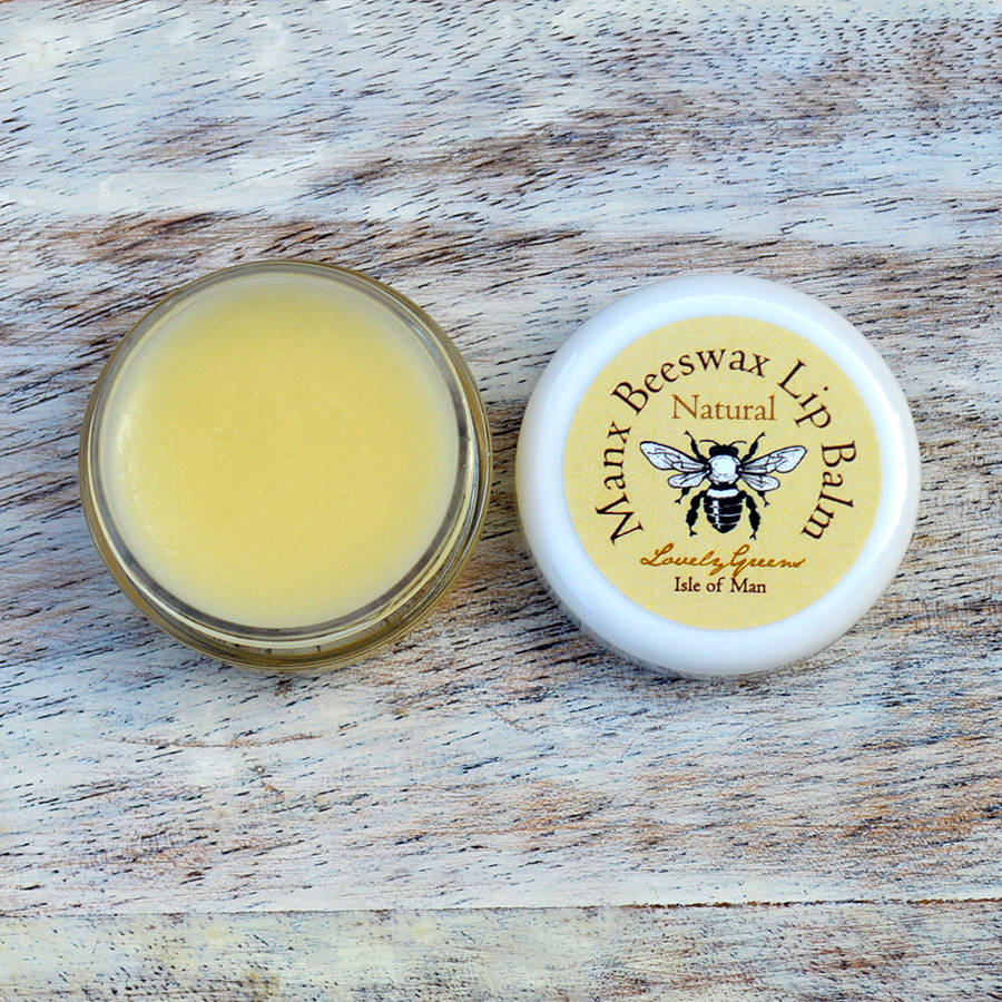 natural beeswax lip balm by lovely greens handmade bath & beauty