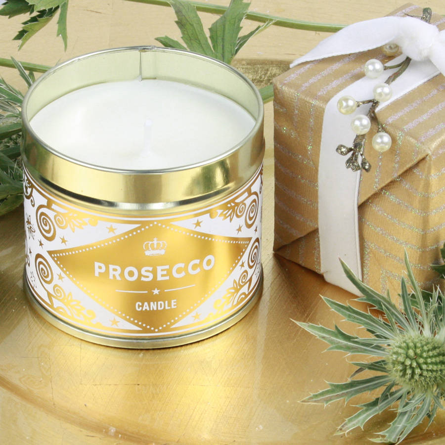 prosecco scented candle by bath house