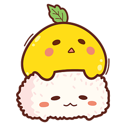 Rice n Jelly mascot logo