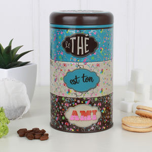 Tea Coffee Sugar Stacking Canisters Home Furniture Design Coffee Tea And Sugar Canisters Stacking