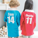 childrens personalised rugby shirts