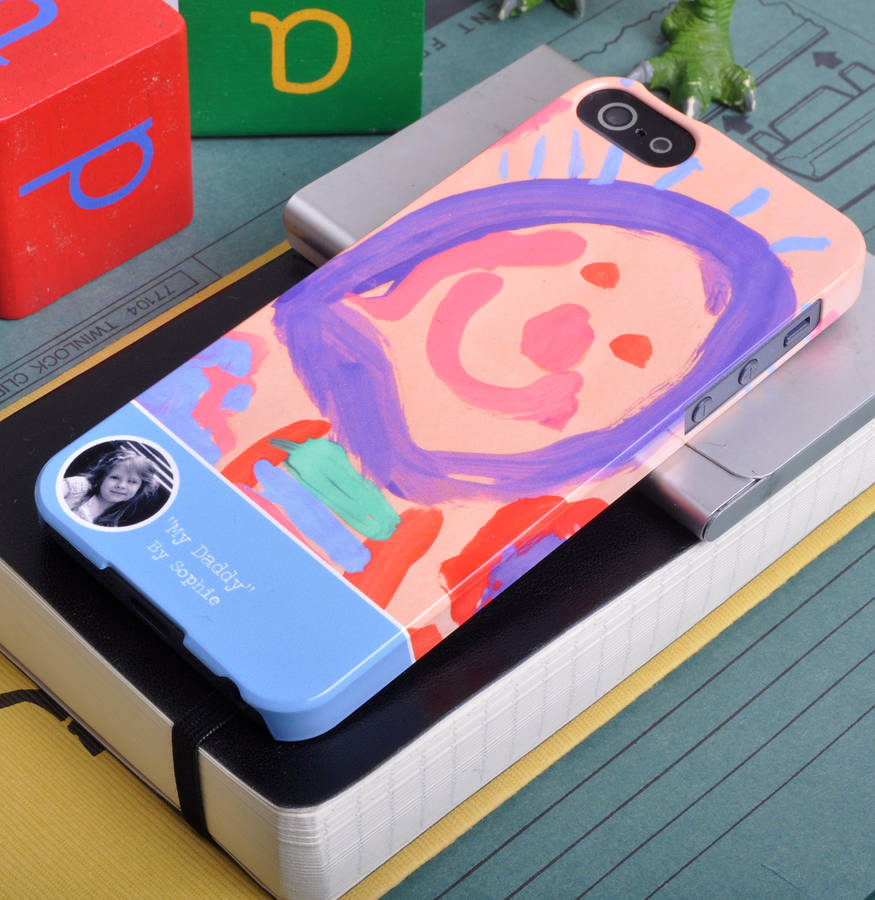 kid's personalised drawing design for phone case by giant sparrows