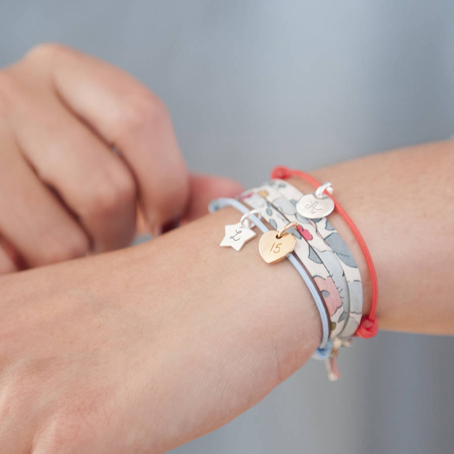 personalised liberty wrap bracelet by merci maman