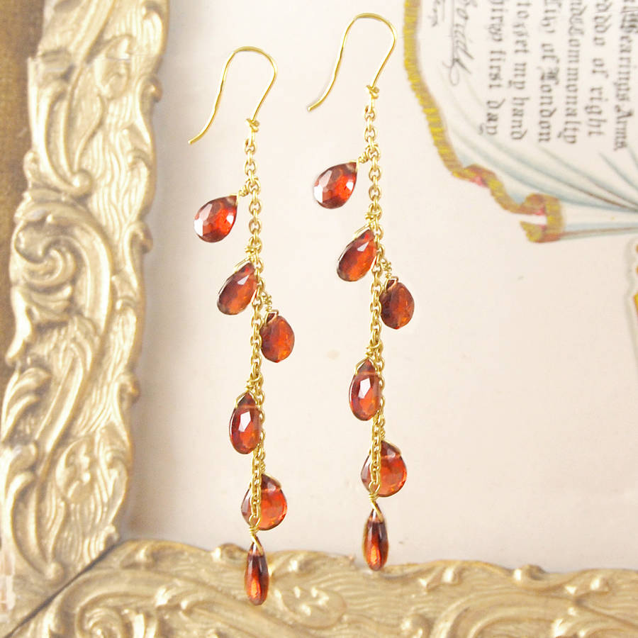 january birthstone white gold earrings