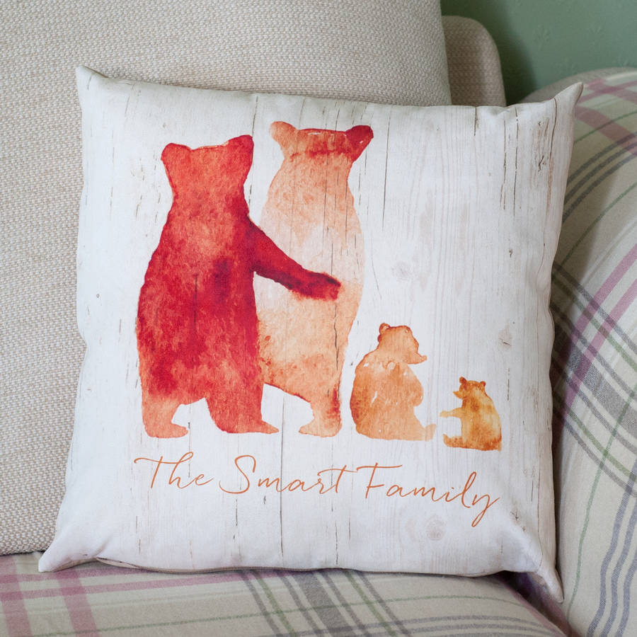 bear shaped cushion