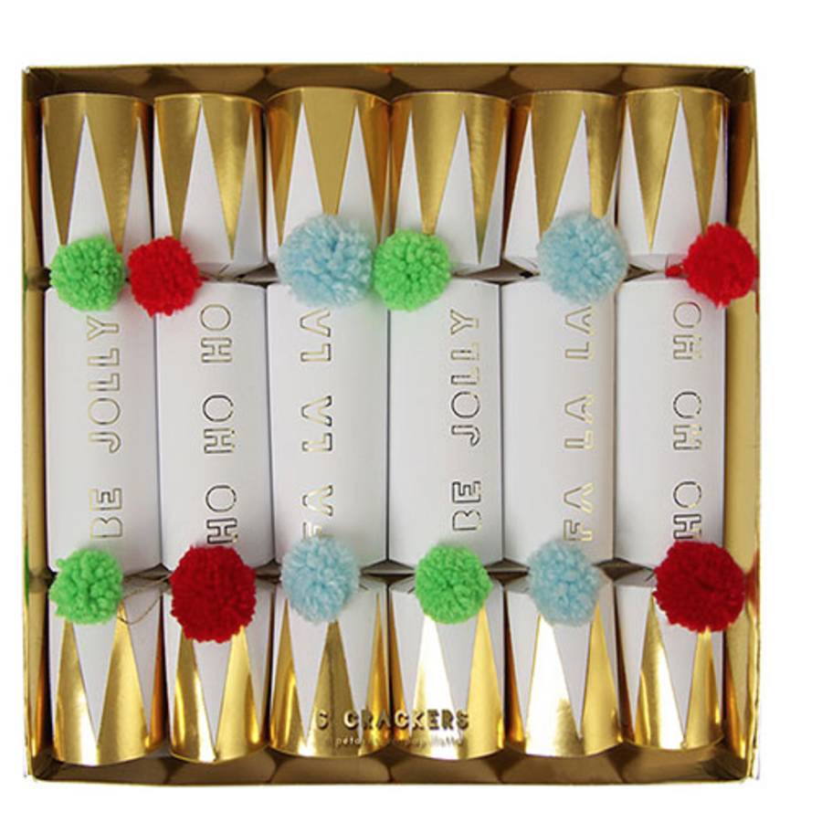 pom pom christmas cracker by magpie decor pom pom christmas cracker by magpie decor