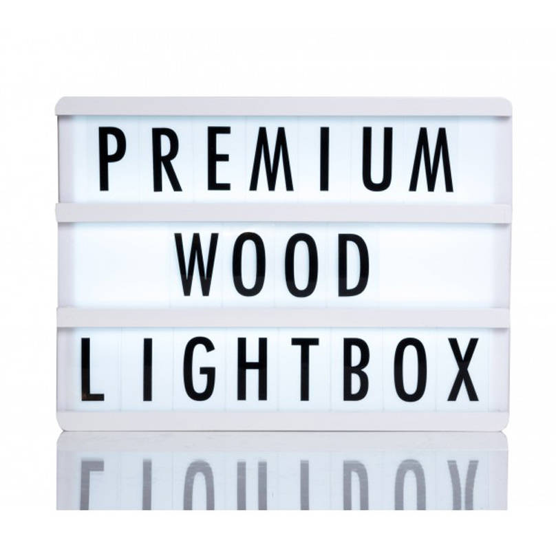 customisable cinematic lightbox by idyll home