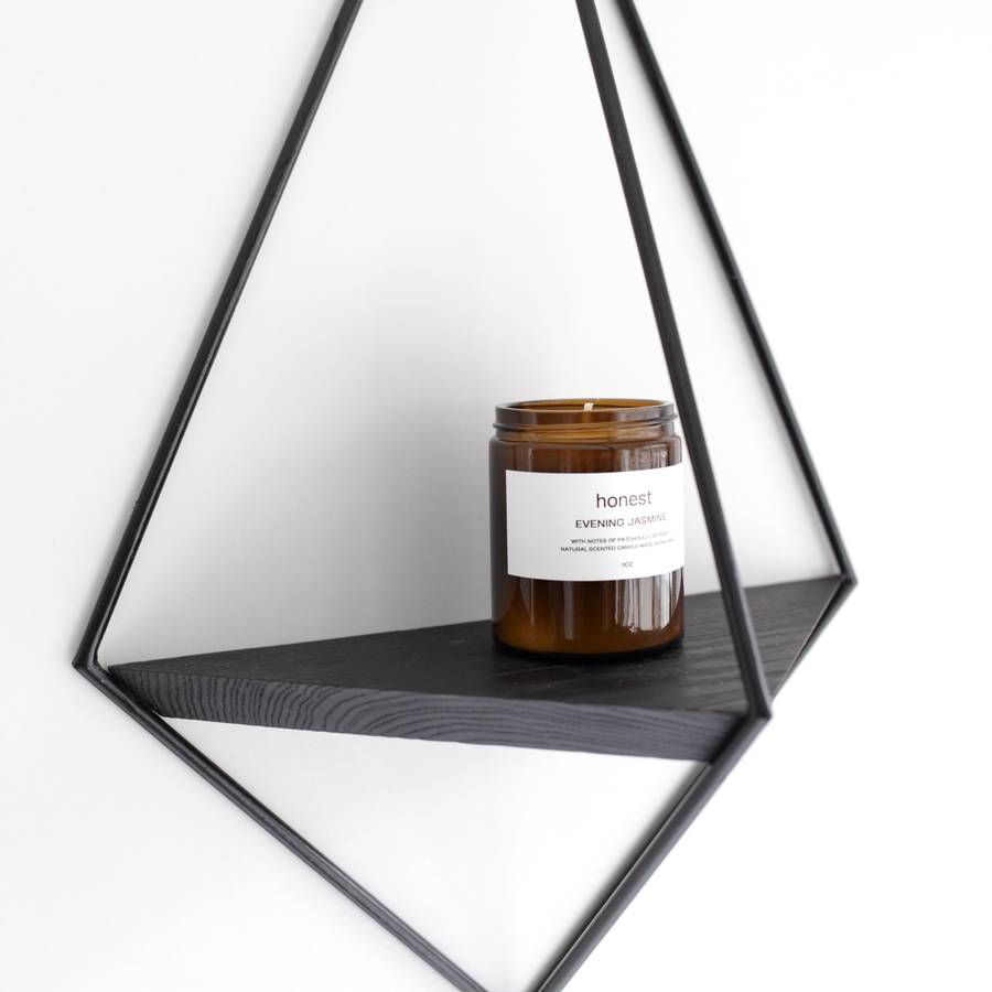 wall mounted plant hanger in powder coated steel by