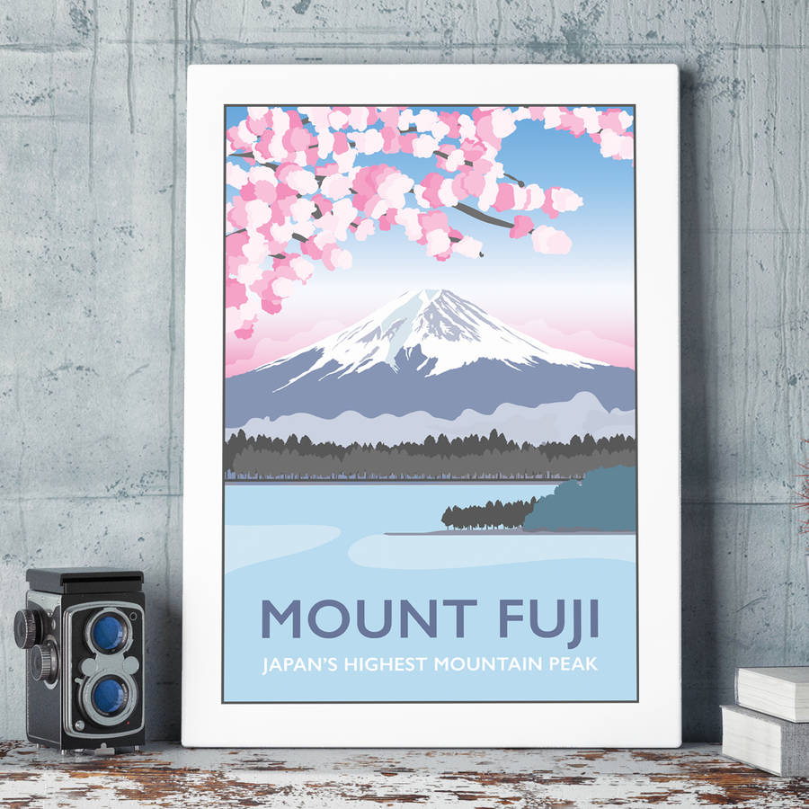 Mount Fuji Japan Print By Tabitha Mary