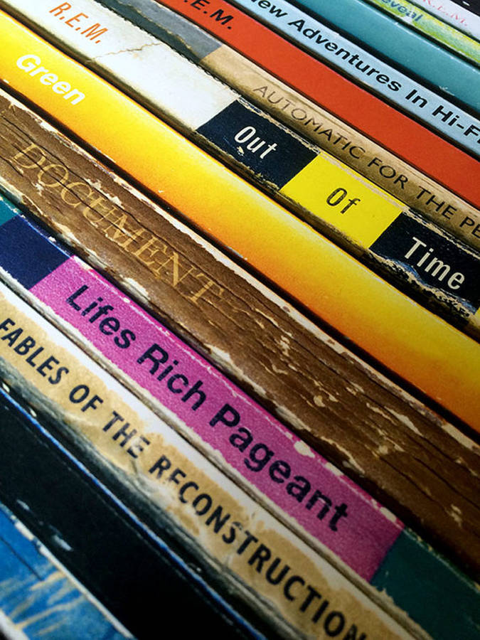 rem albums as books print by lime lace