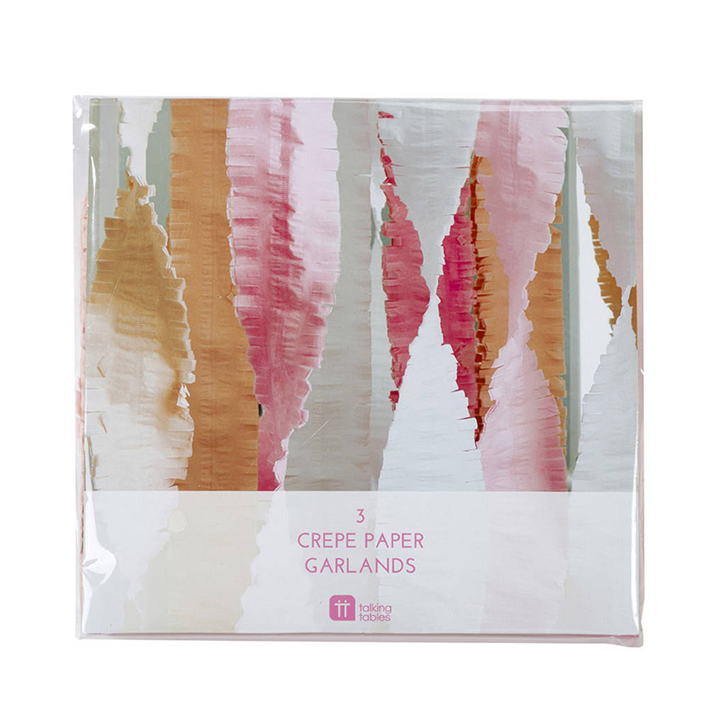 pastel oversized party streamers by postbox party