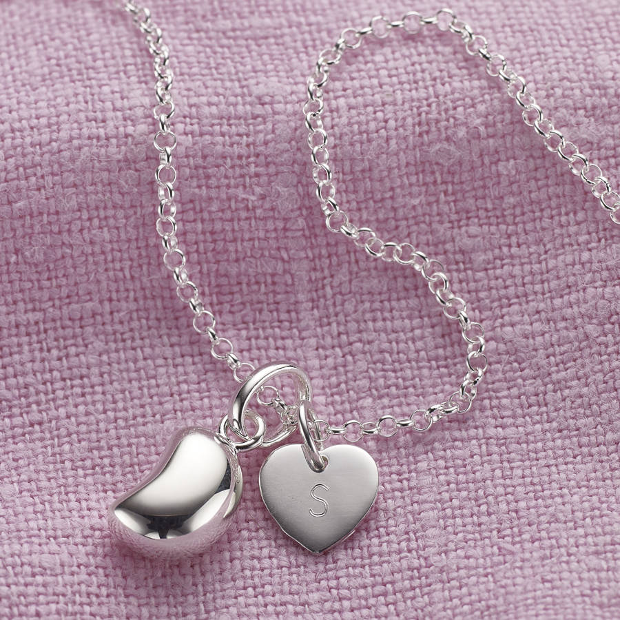 personalised little wish jelly bean necklace by molly brown london