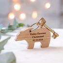 personalised bear keyring