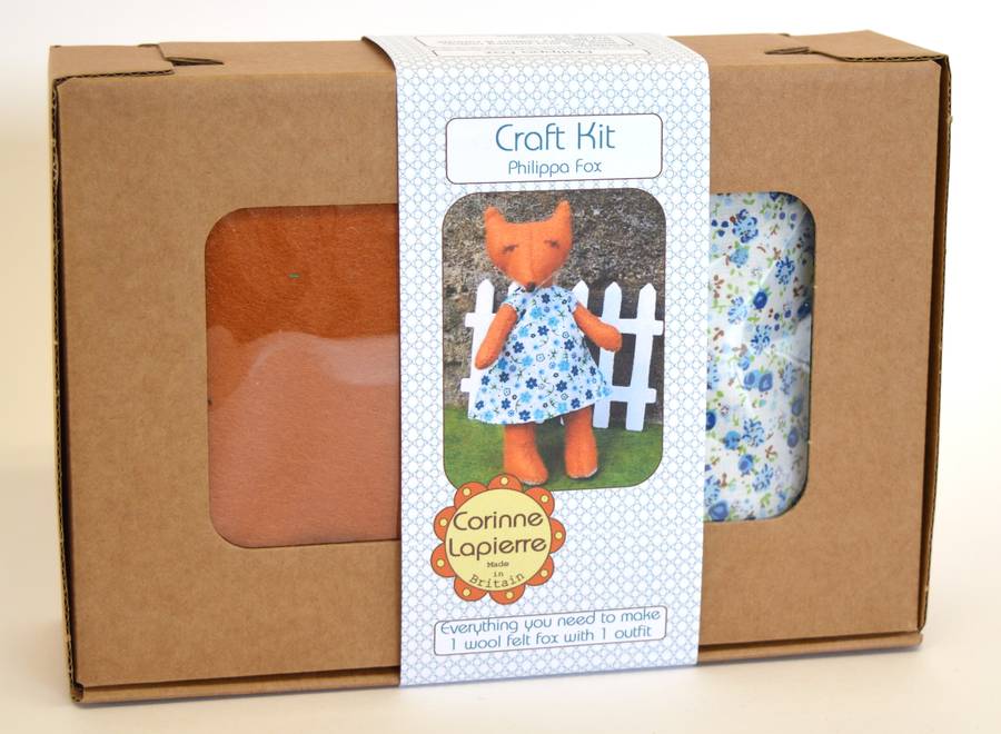 philippa fox felt craft kit by corinne lapierre