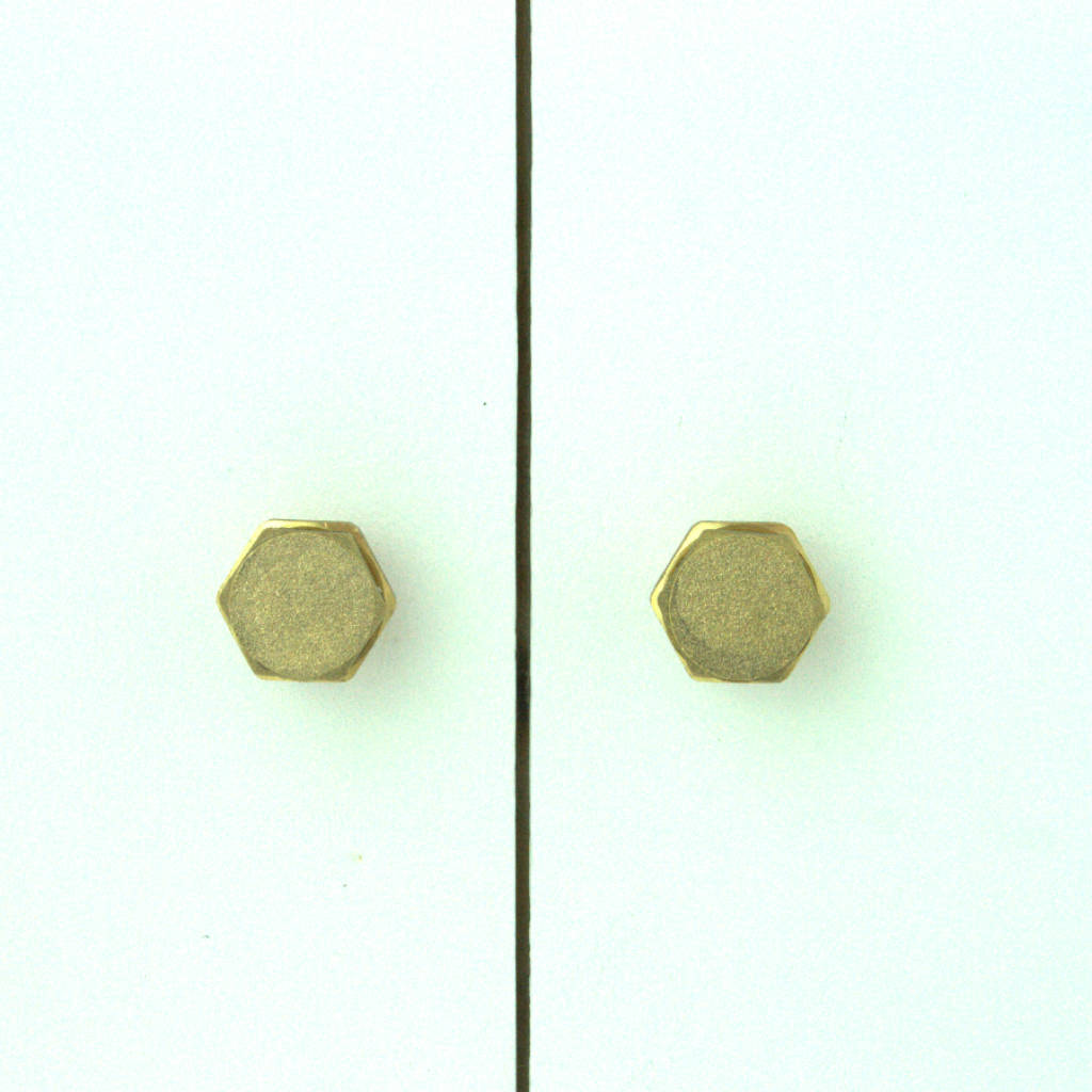 copper and brass industrial knob by proper copper design