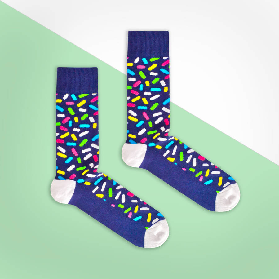 retro pattern sock gift box by bryt