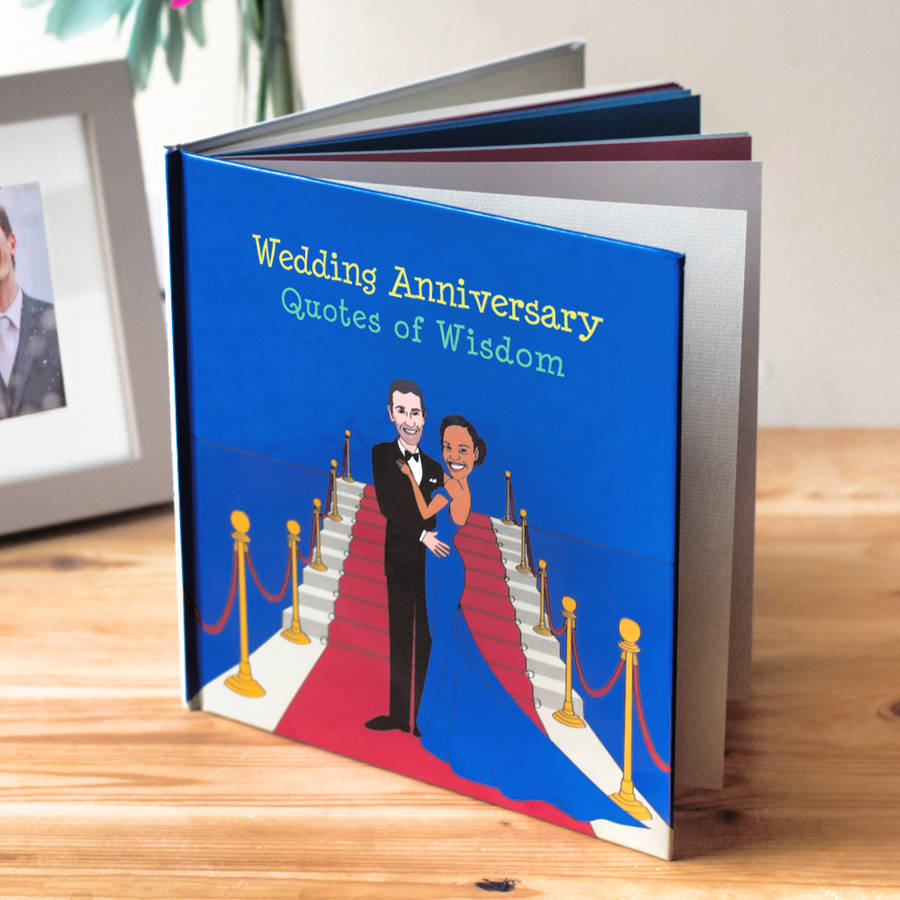 personalised anniversary book by swanky portraits