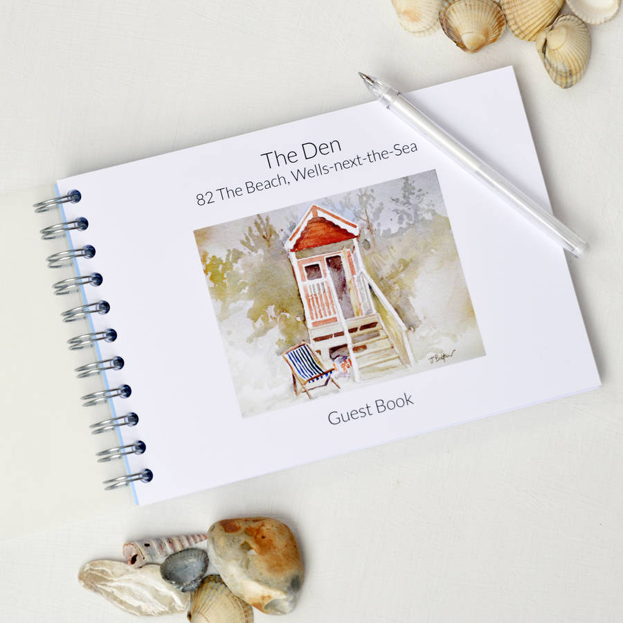 holiday home guest book by amanda hancocks