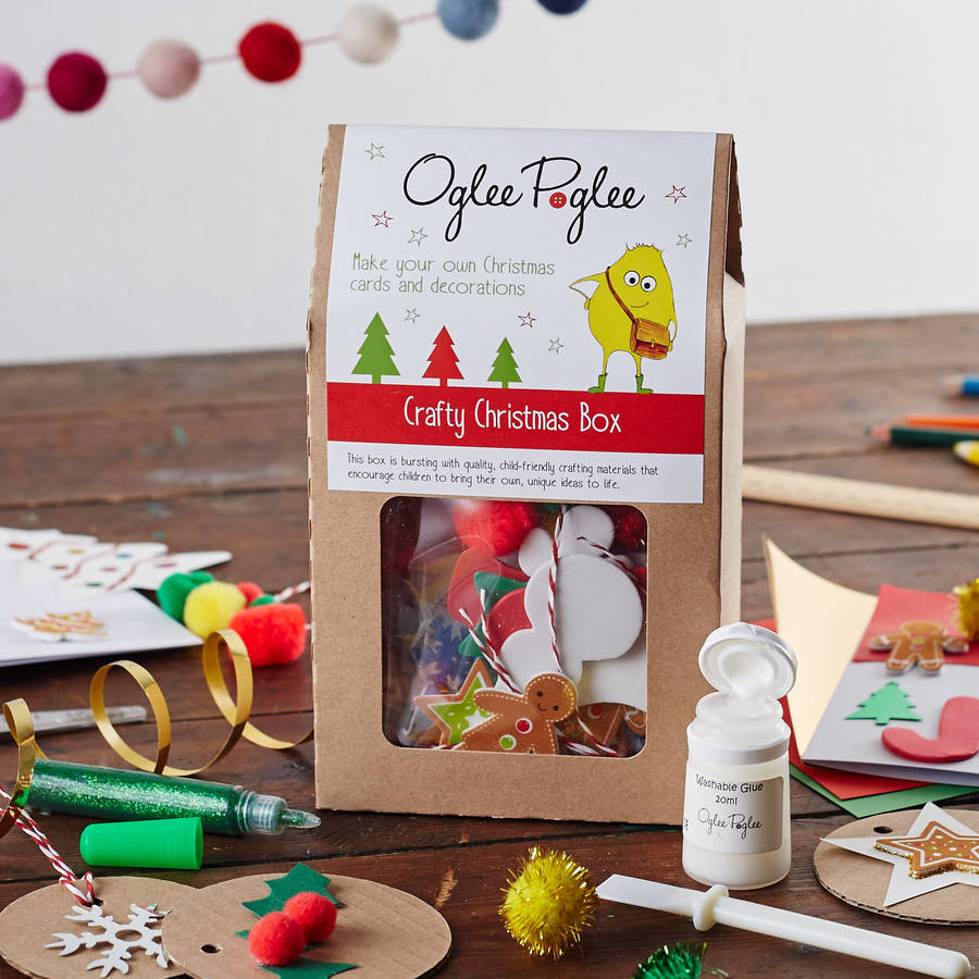 christmas decorations craft kit by oglee poglee  notonthehighstreet.com