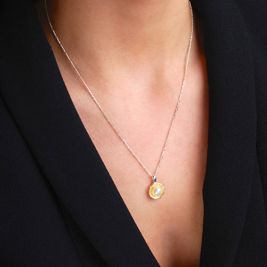 oyster pearl necklace by penelopetom