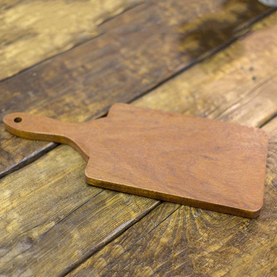 handmade reclaimed wooden serving platter by hand and craft