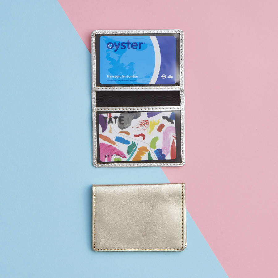 leather travel card holder by vida vida