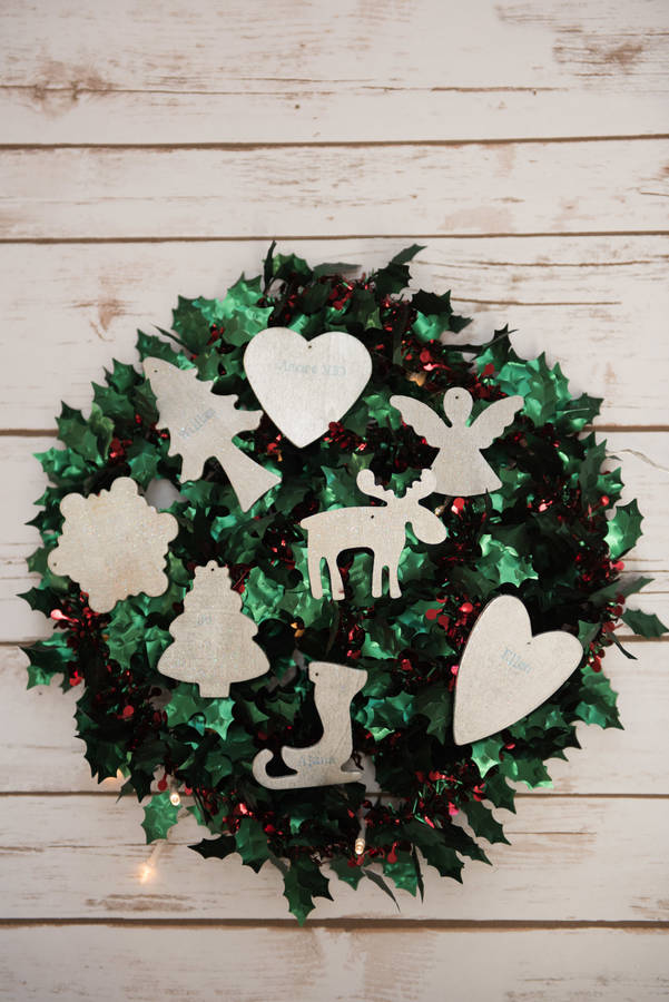 personalised wooden christmas decoration by ruby and personalised wooden christmas decoration by ruby and