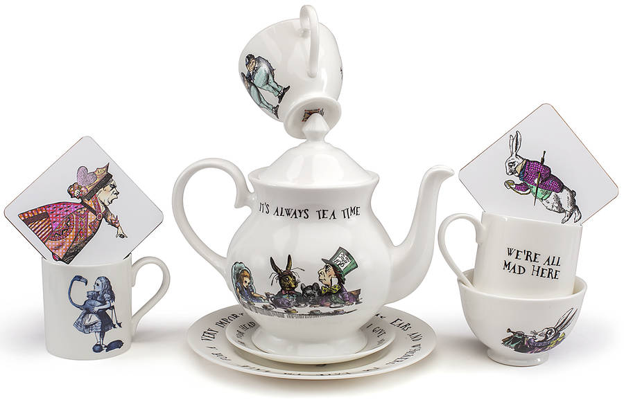 alice in wonderland toy tea set