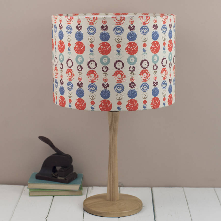 buttons lampshade by grace & favour home
