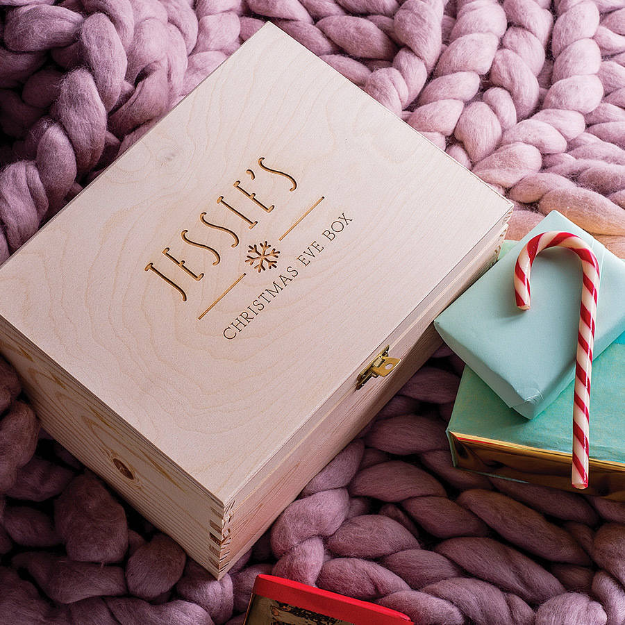 personalised children's christmas eve box by dust and things | notonthehighstreet.com