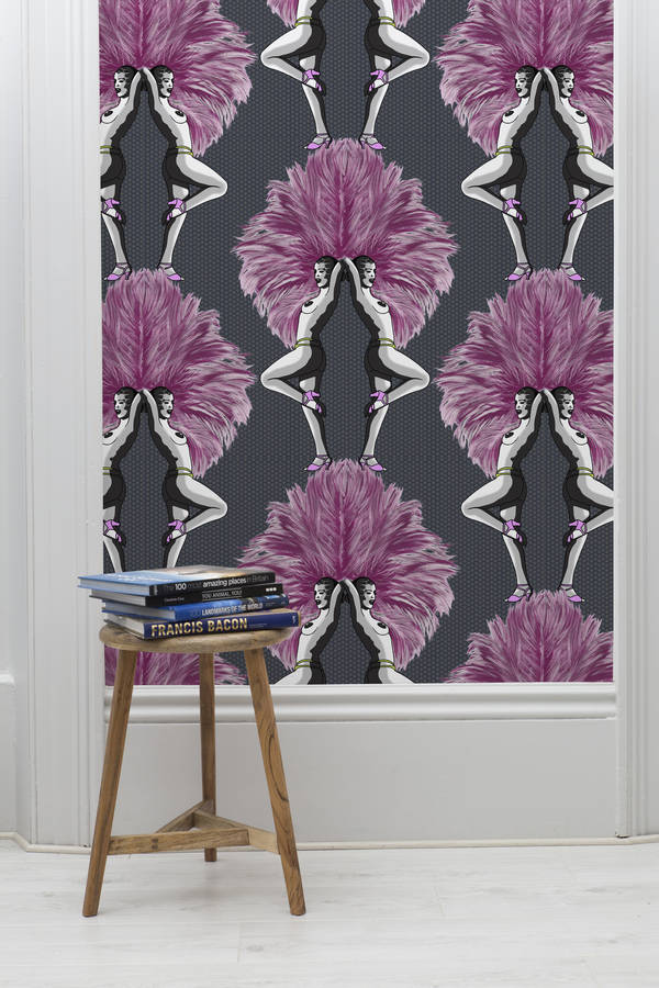 showgirls wallpaper by graduate collection | notonthehighstreet.com