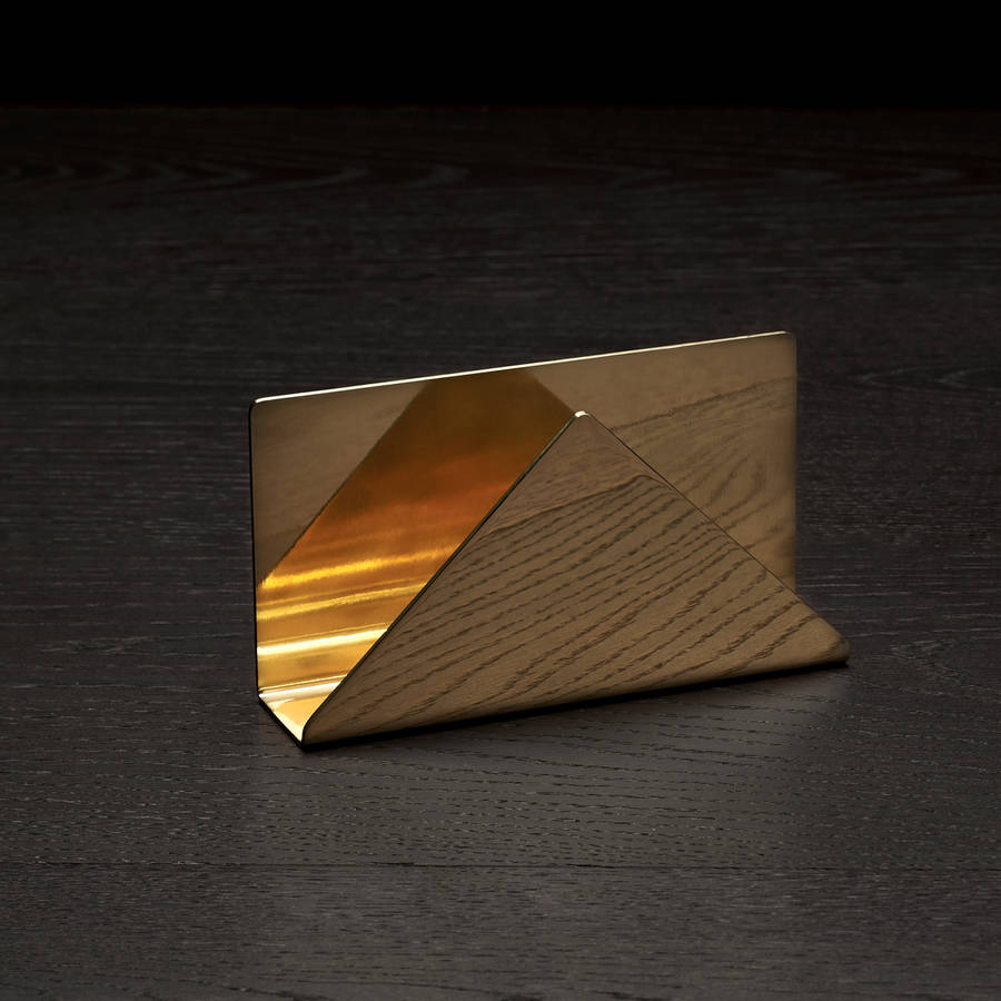 brass letter rack desk tidy by