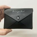 Personalised Leather Business Card Case By Holdall Co