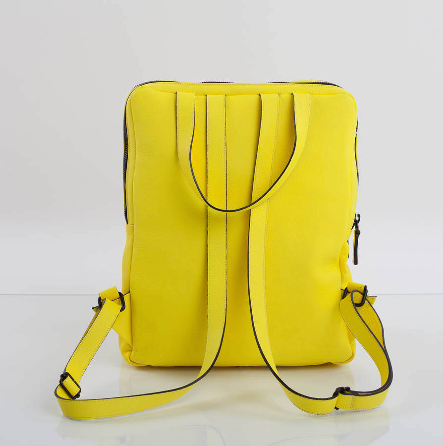 leather two in one unisex backpack bag by bagology