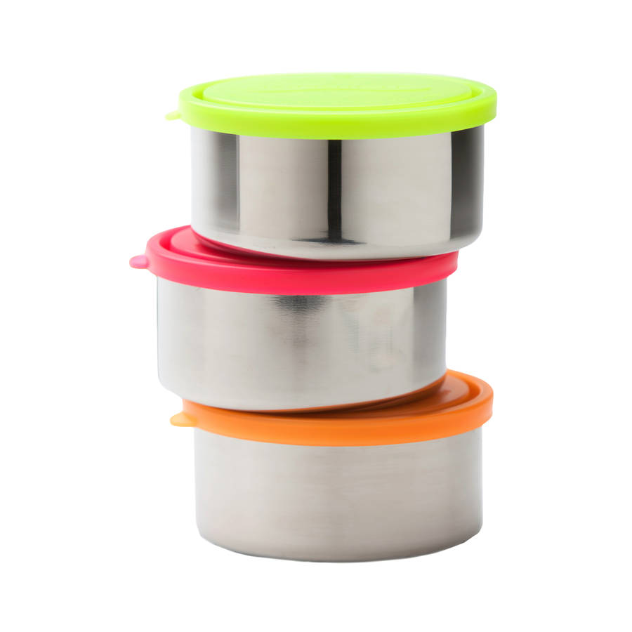 large round stainless steel containers by green tulip ethical living