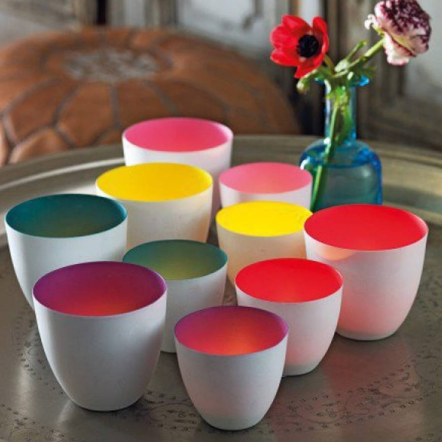 porcelain coloured tea light holder by all things brighton beautiful
