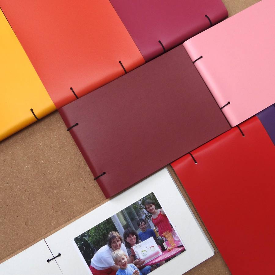 engraved leather photo album by artbox