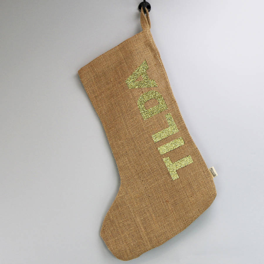 glitter stocking by minna's room