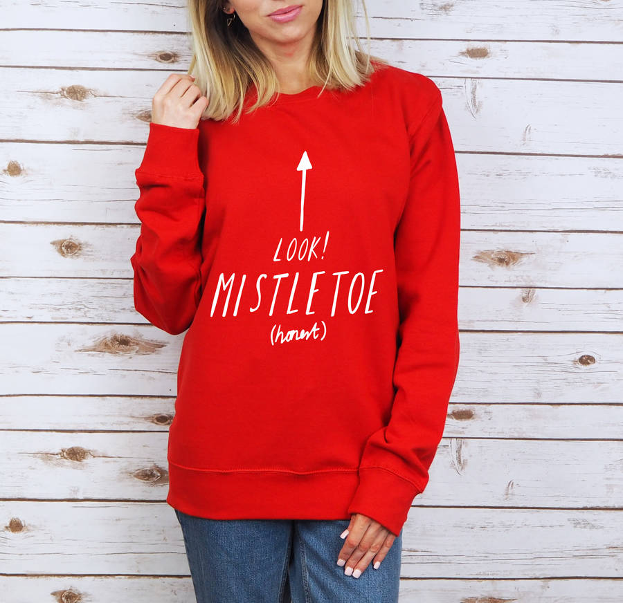 warehouse mistletoe jumper