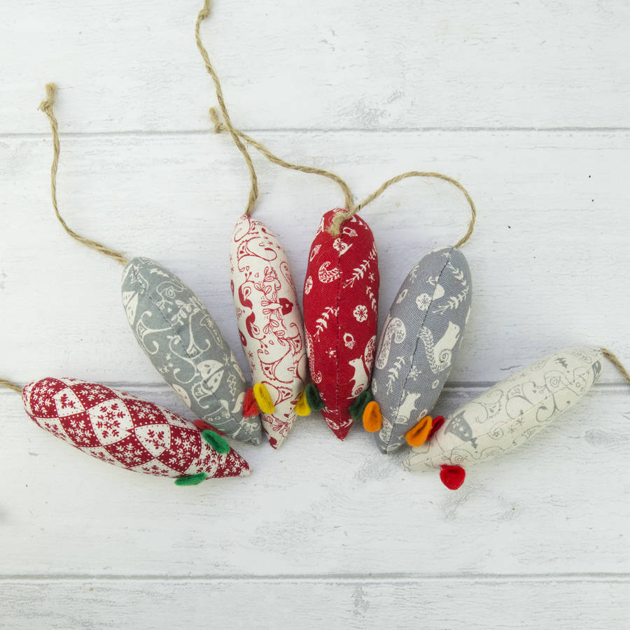 christmas mice stuffed animals