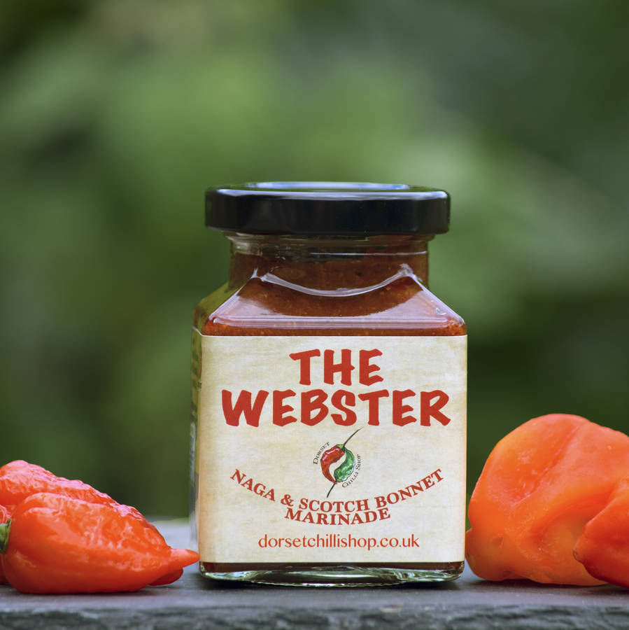 chilli jar gift set by dorset chilli shop