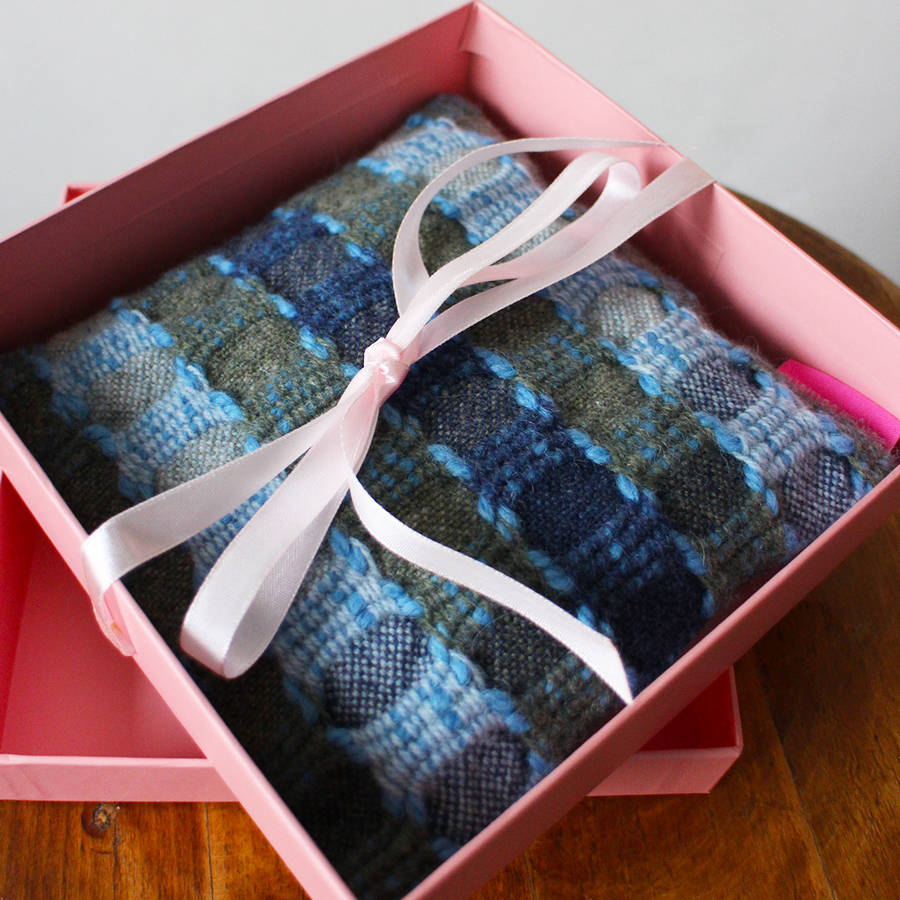 handmade lavender wheat heat bag by sally weatherill