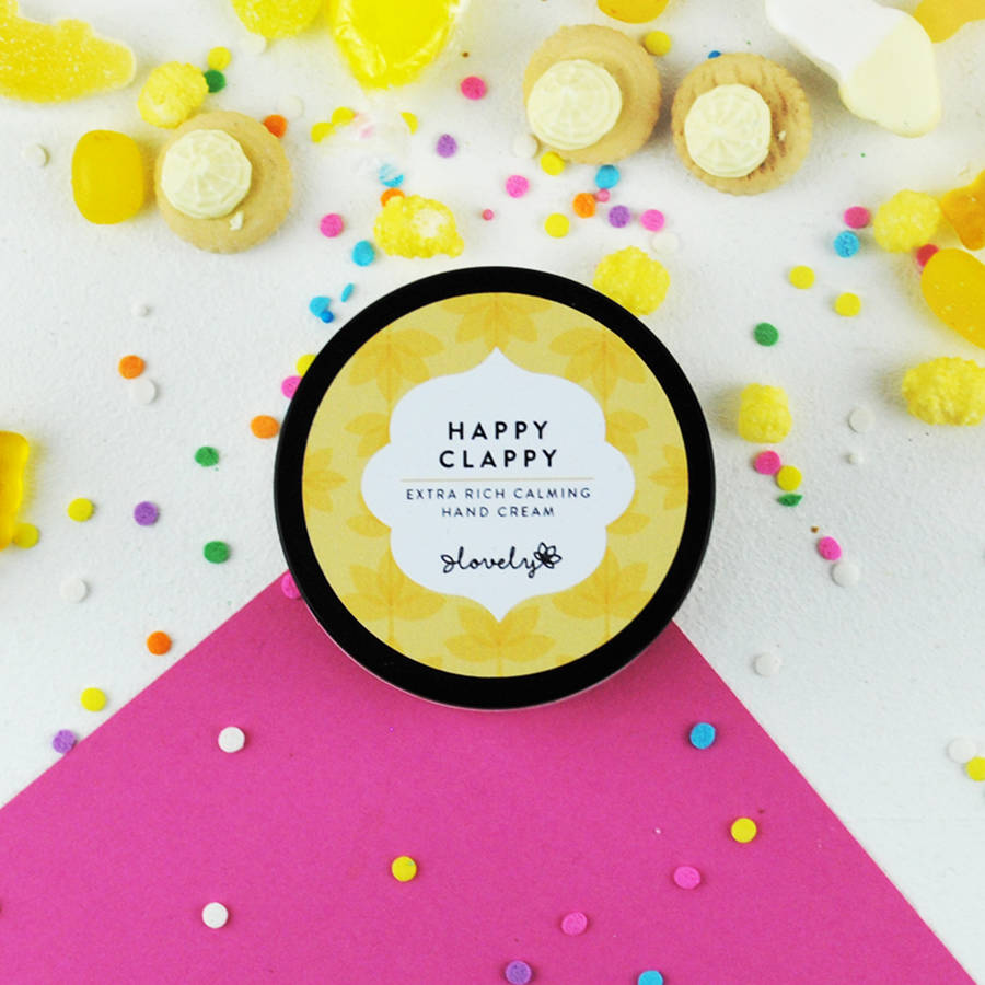 'happy clappy' extra rich hand cream by lovely